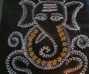 Rangoli: Ganesh Rangoli!